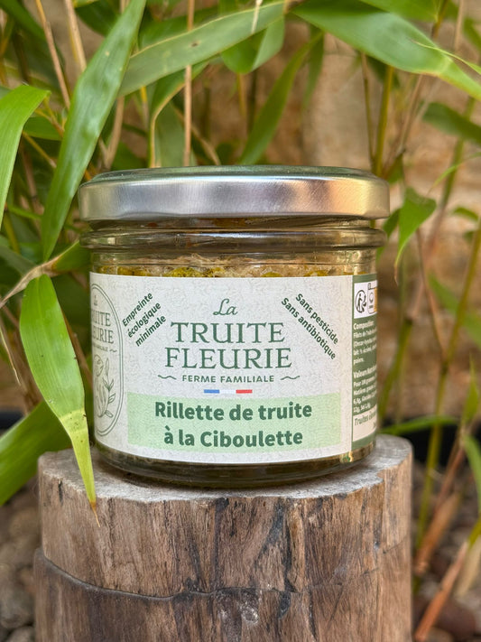 Rillette de truite (56%) à la ciboulette