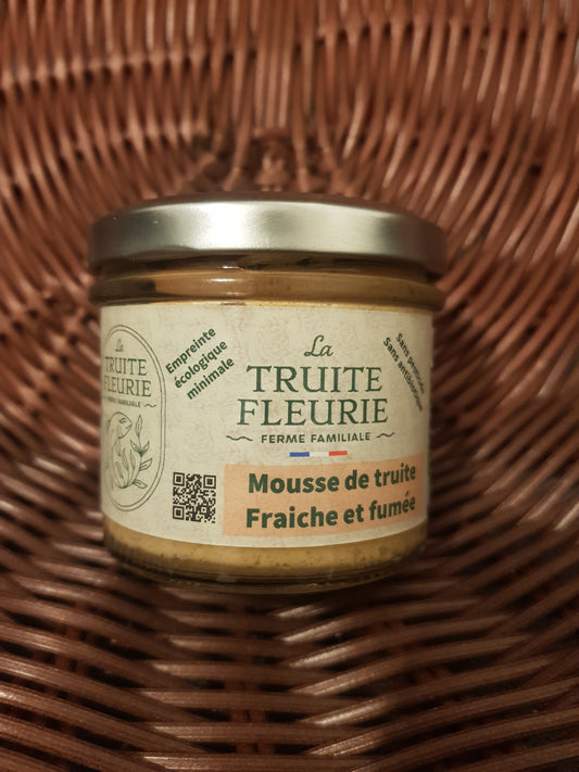 Mousse de truite (60%) fraiche et fumée
