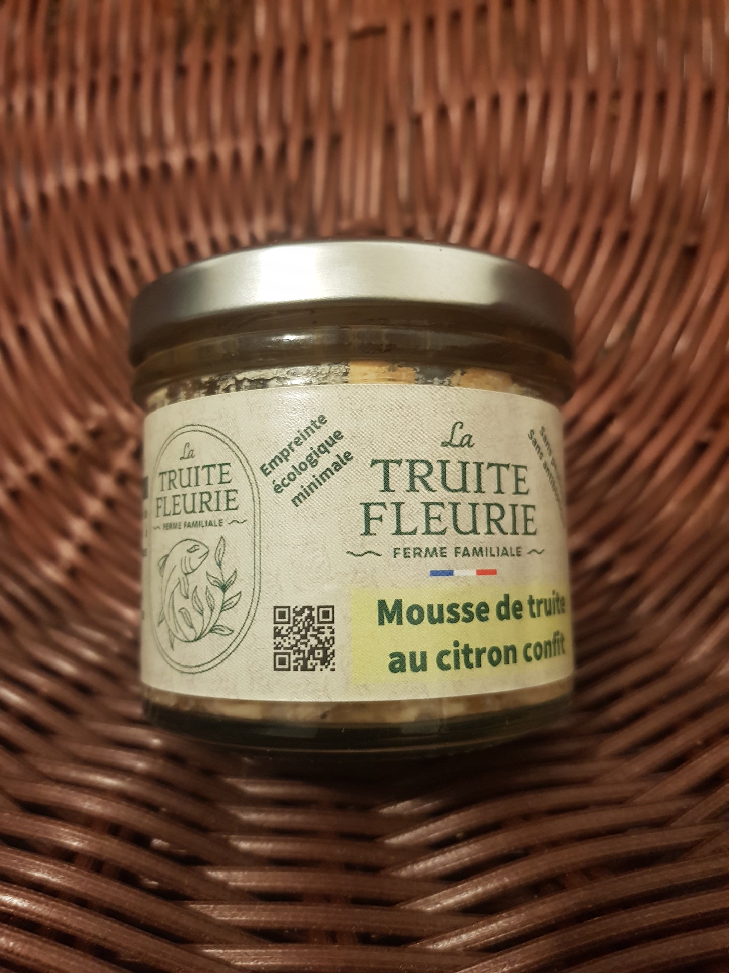 Mousse de truite (57%) au citron confit