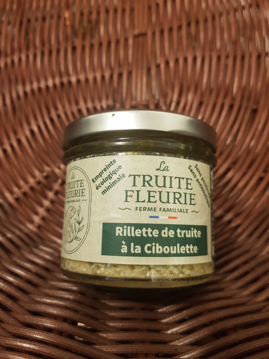 Rillette de truite (56%) à la ciboulette
